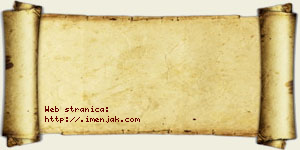 Ivanka Damjanović vizit kartica